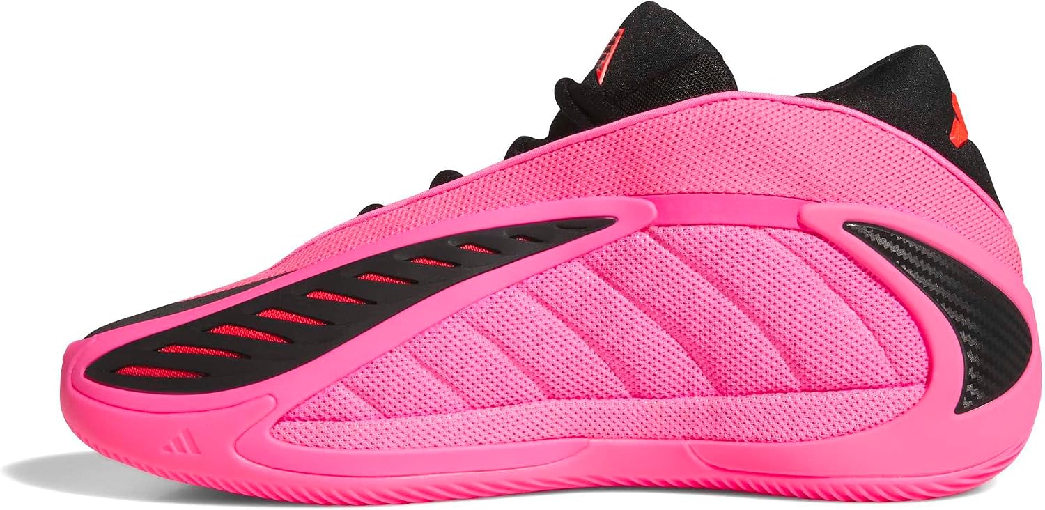 Adidas Anthony Edward 2 Chaussures de basket-ball unisexes 9.5 US Lucid Pink Core Black Lucid Red Kj2363