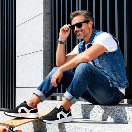 Sneakers Homme Chaussures de Sport pour Homme MLE260285FR Noir 42 EU