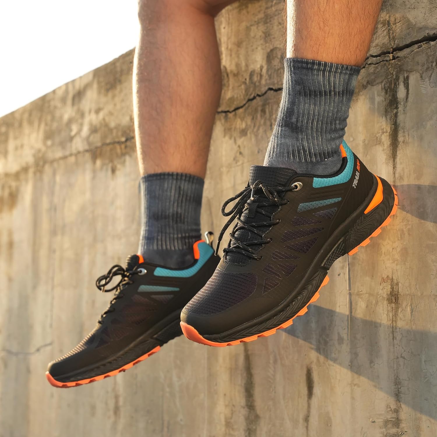 Chaussures de Trail Running Homme Grande Taille, Pointures 47, 48, 49, 50, 51, 52, 53 51 EU Orange