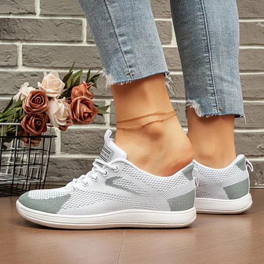 Chaussures pieds nus pour femme - Style décontracté - Bout large - Chaussures zéro goutte - Chaussures de marche, de trail, de jogging, de tennis, de fitness 38.5 EU G2238 Blanc Gris