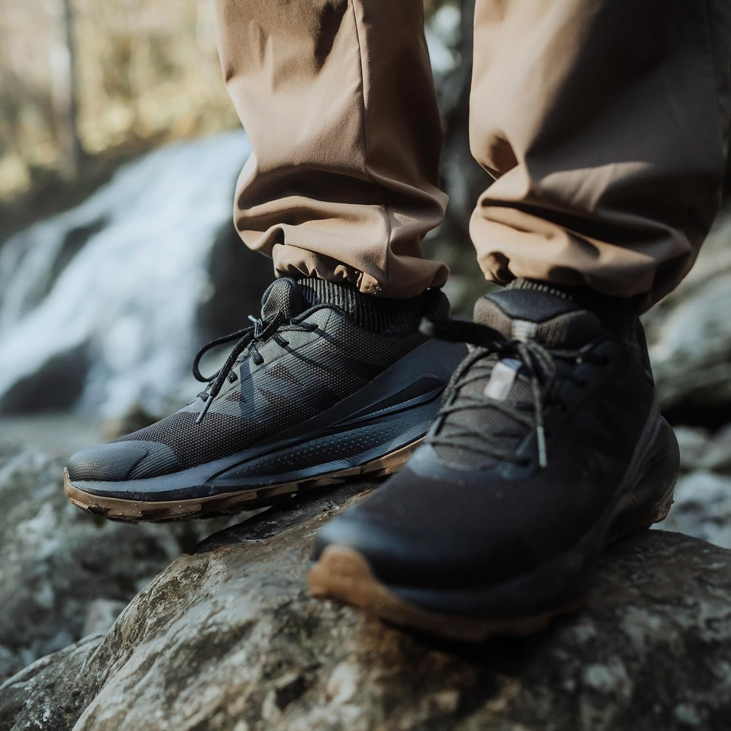 Elixir Tour Chaussures Imperméables de randonnée pour Homme Confort Optimal Déroulé Souple Imperméabilité 42 EU Black Asphalt Castlerock