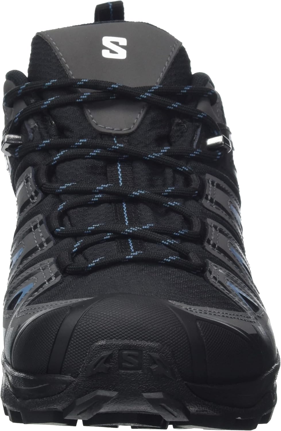 X Ultra Pioneer Gore-Tex Chaussures Imperméables d'extérieur pour Homme Par tous les temps Maintien sûr Stabilité et amorti 46 2/3 EU Black Magnet Bluesteel