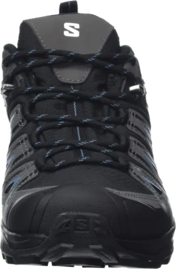 X Ultra Pioneer Gore-Tex Chaussures Imperméables d'extérieur pour Homme Par tous les temps Maintien sûr Stabilité et amorti 46 2/3 EU Black Magnet Bluesteel