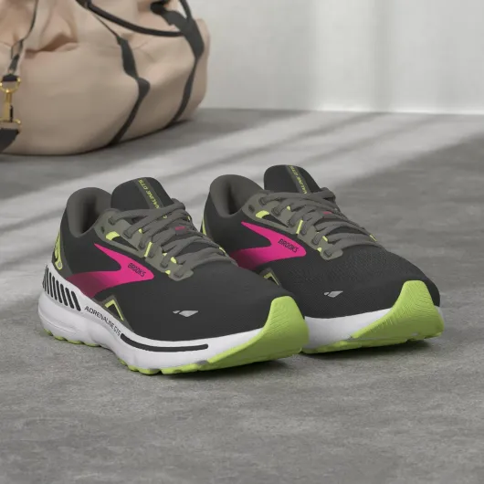 Brooks 40.5 EU Noir Black Gunmetal Sharp Green 2a0