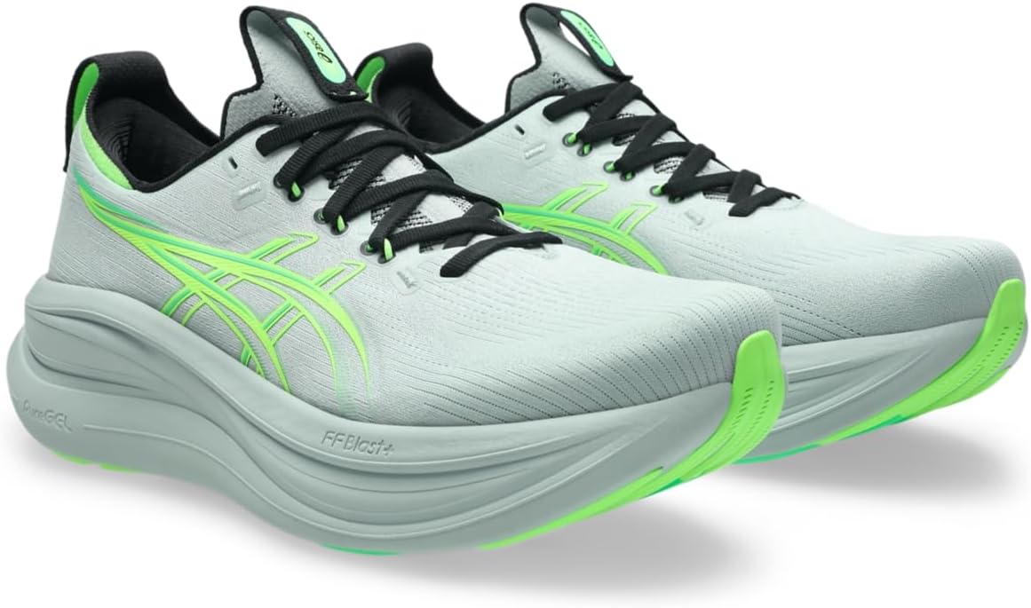 Asics Gel-Nimbus 28 SneakerHomme 44 EU X-Large Mousse Froide Vert Clair