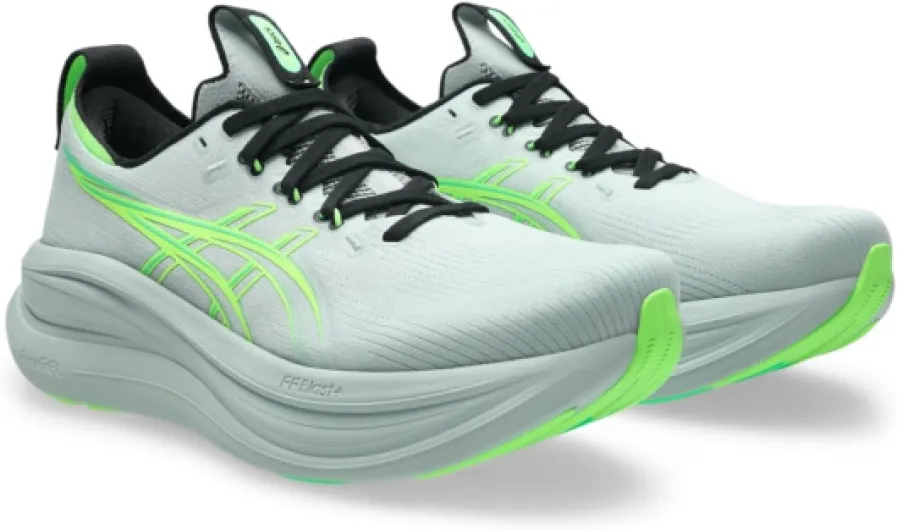 Asics Gel-Nimbus 28 SneakerHomme 44 EU X-Large Mousse Froide Vert Clair