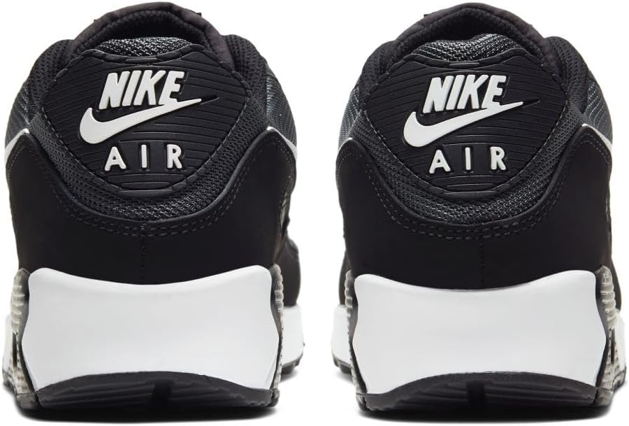 Nike Air Max 90, Chaussure de Course Homme 42.5 EU Iron Grey White Dk Smoke Grey Black