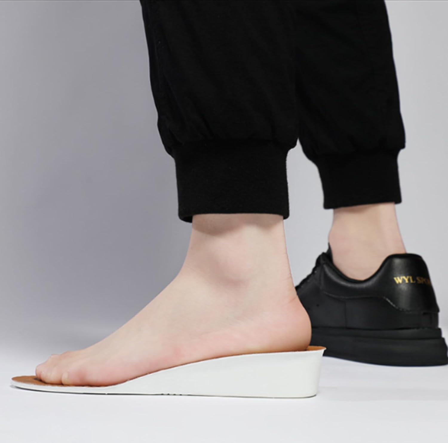 Elevate Chaussures de sport 10 cm pour homme - Invisible - Avec rehaussement intérieur de 4 + 6 + 8 cm - Maille respirante - Chaussures tendance - Chaussures de loisirs Noir 6 Cm 39 EU