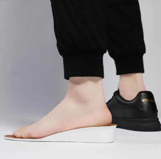 Elevate Chaussures de sport 10 cm pour homme - Invisible - Avec rehaussement intérieur de 4 + 6 + 8 cm - Maille respirante - Chaussures tendance - Chaussures de loisirs Noir 6 Cm 39 EU