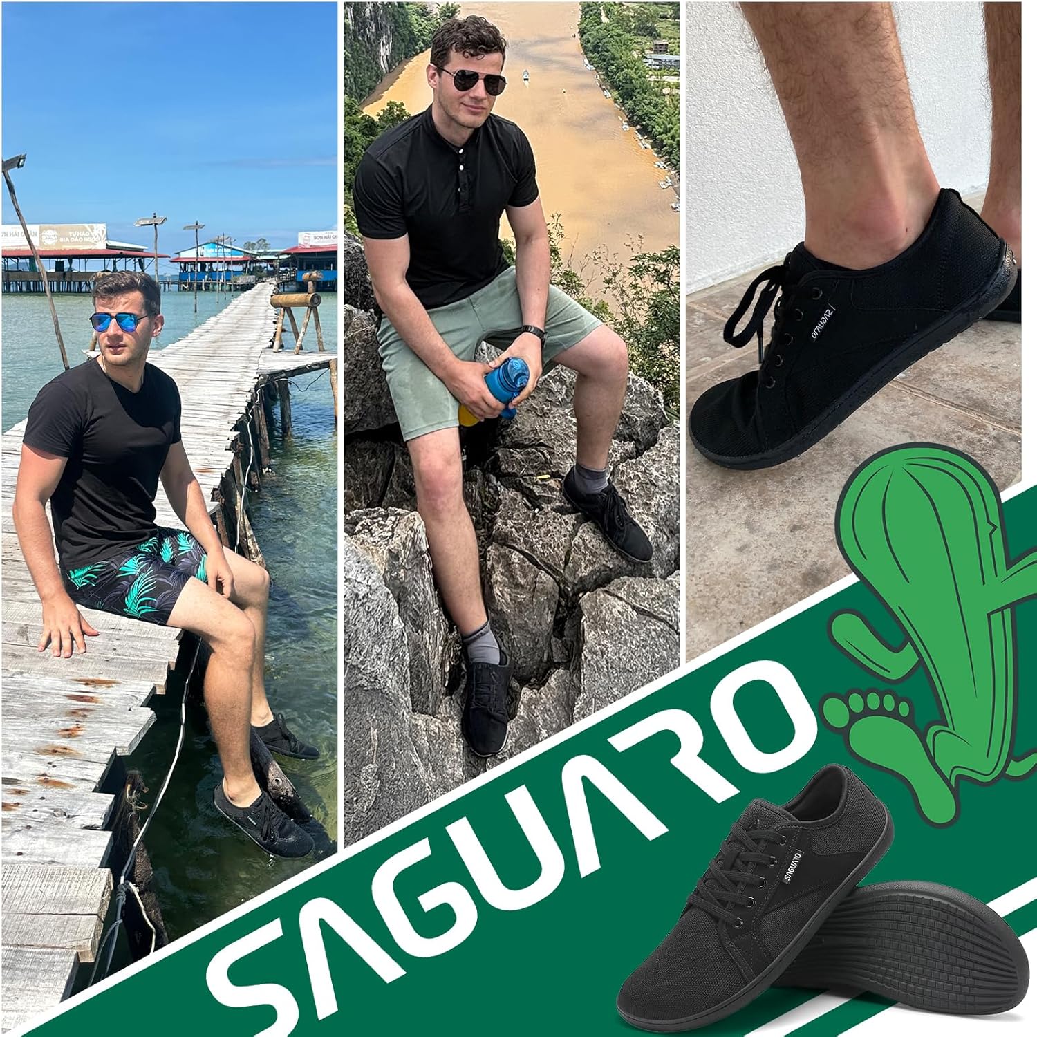 Unisexe Knit Chaussures Pieds Nus, Luck Ⅰ, Tailles 36-48 42 EU Noir