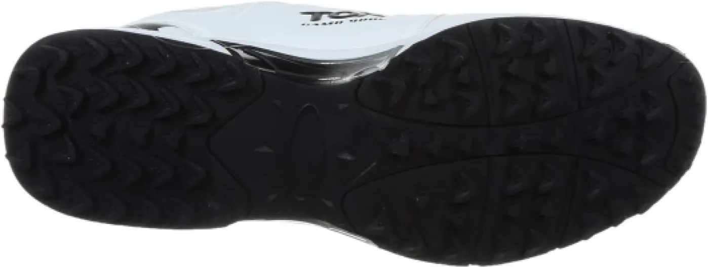SS Camo 9000 Cricket Shoes - White & Black - Size: EU 45, UK 11, US 12 - Material: Rubber & PU - for Boys and Men - Lightweight - Durable Build and Comfortable - Slip Resistant - Premium Quality