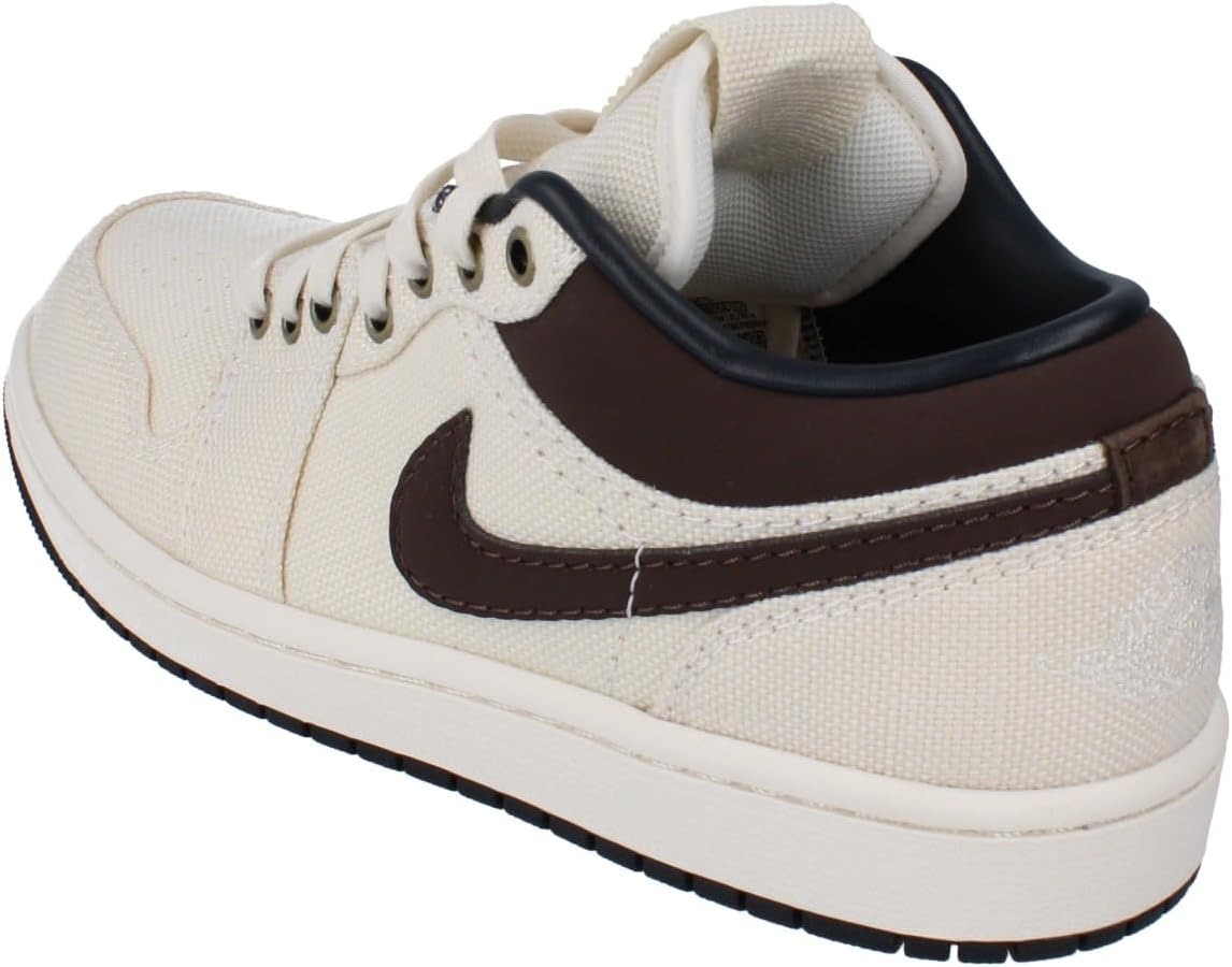 Chaussures Air Jordan 1 Low Premium pour homme (IB8058-110, Pale Ivory/Off Noir/Baroque Brown) 44.5 EU