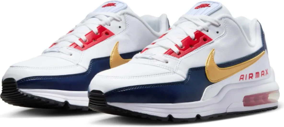 Nike Nike Air Max Ltd 3 Premium Schuh (Herren) Chaussures pour hommeHomme 41 EU Blanc Métallisé Doré Midnight Navy