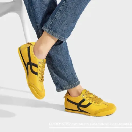 Test LUCKY STEP Sneakers Légères Rétro : des baskets pas chères qui font le job pour la marche au quotidien