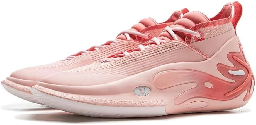 LI-NING Way of Wade Chaussures de basket-ball pour homme avec doublure antidérapante professionnelle absorbant les chocs ABAS083 ABAU049 ABAS075 Rose Clair 41 EU