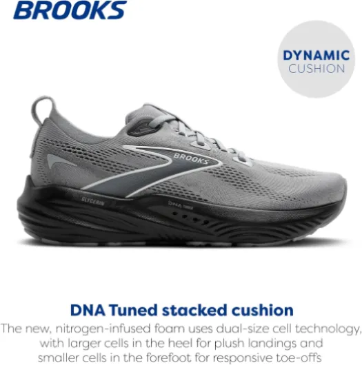 Brooks Glycerin 22 BasketHomme 45 EU Primer Gray Ebony Bluewash