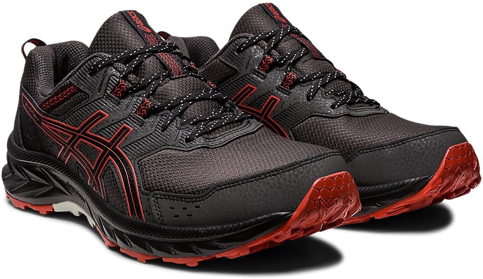 Asics Chaussures de Course Gel-Venture 9 pour Homme, Noir/Jaune doré, 44 EU 42.5 EU Gris Graphite Latte aux Épices