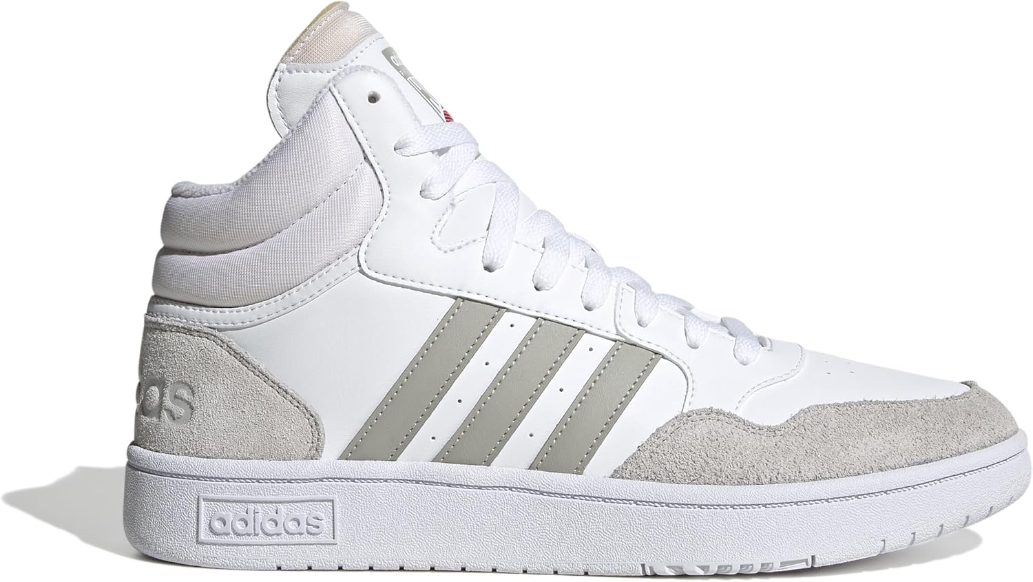 Hoops 3.0 Mid Lifestyle Basketball Classic Vintage ChaussuresHomme 42 2/3 EU Cloud White Metal Grey Grey One