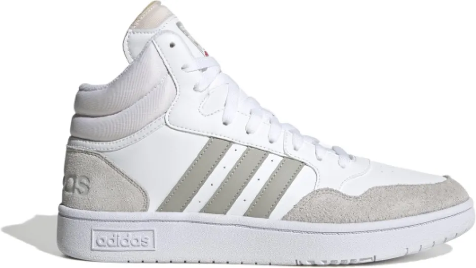Hoops 3.0 Mid Lifestyle Basketball Classic Vintage ChaussuresHomme 42 2/3 EU Cloud White Metal Grey Grey One