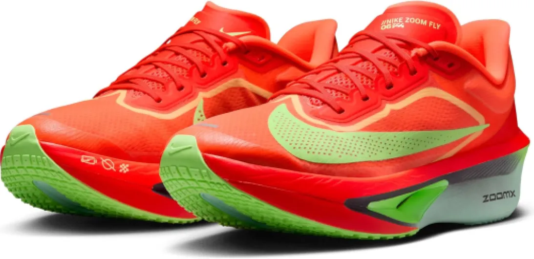 Nike Femme Zoom Fly 6 Sneaker 40 EU Bright Crimson Cave Purple Lime Blast