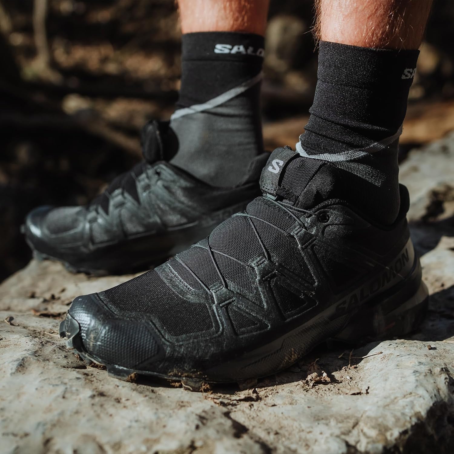 Salomon Speedcross Chaussures de randonnéeHomme 40 2/3 EU Black Black Quiet Shade
